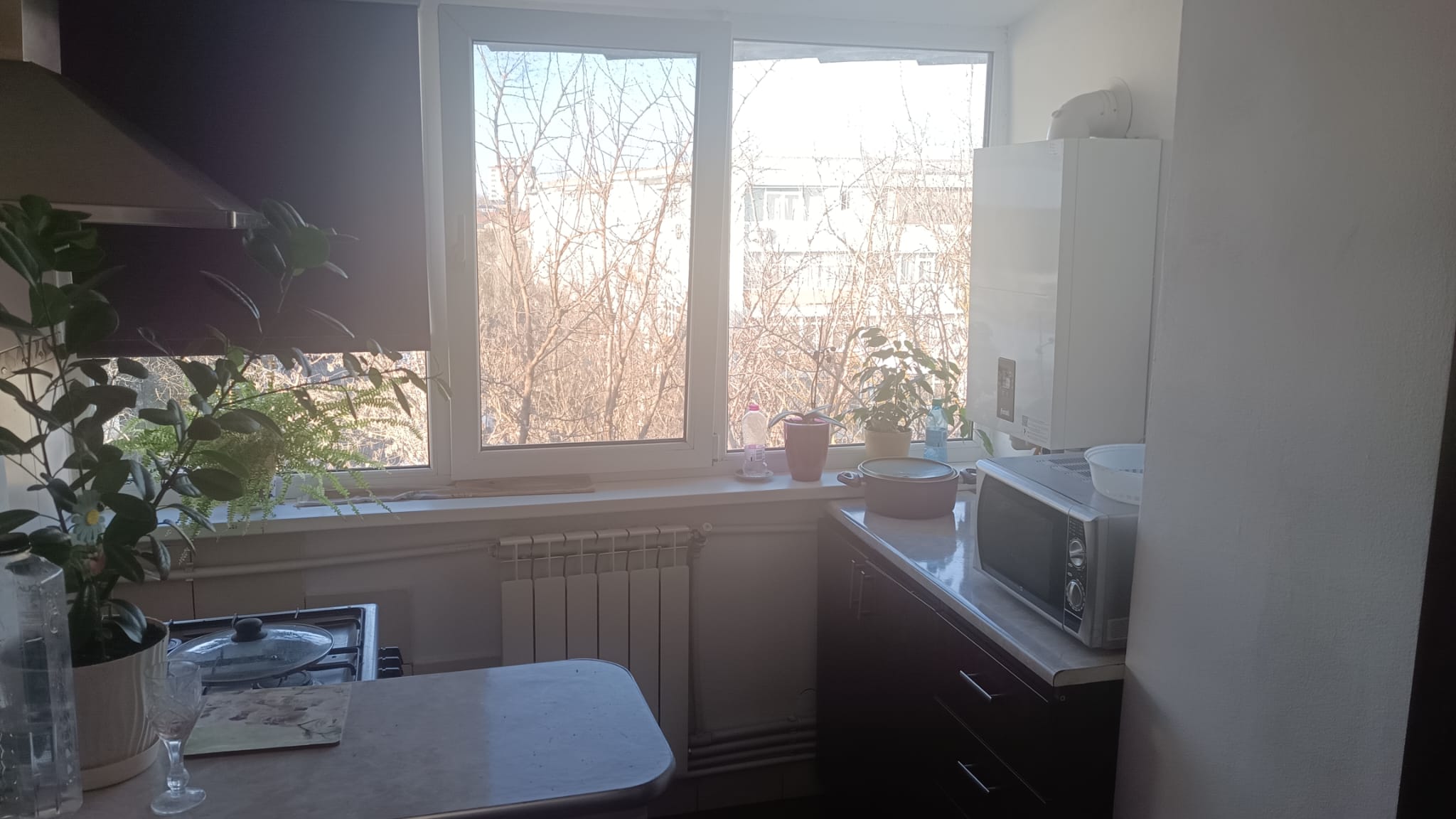 Schimb Apartament 3 cam. dec., Tiglina 2, bloc B5, zona foarte linistita