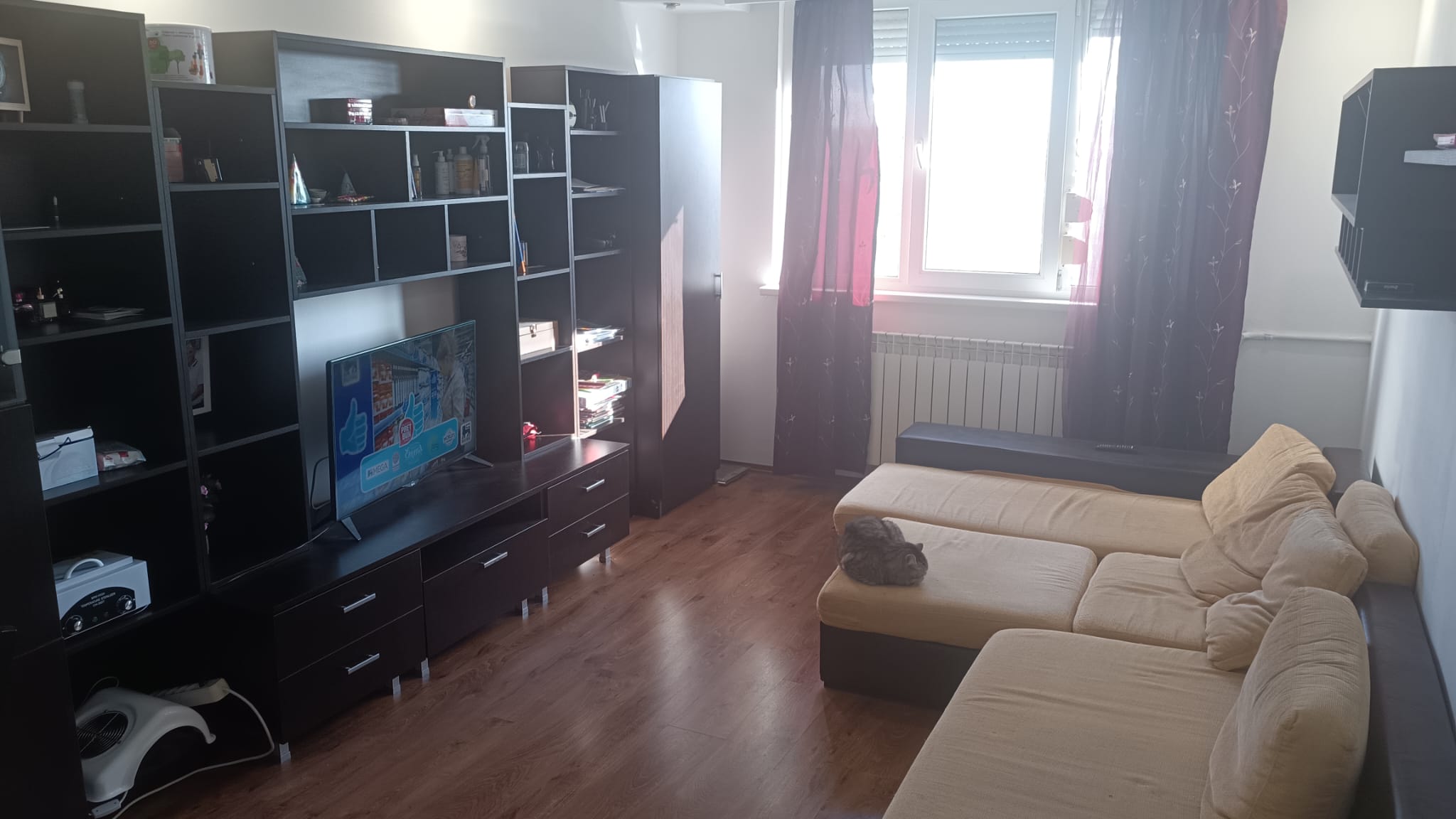 Schimb Apartament 3 cam. dec., Tiglina 2, bloc B5, zona foarte linistita